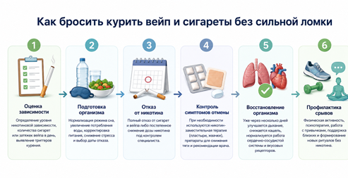 как бросить курить вейп: шаги отказа